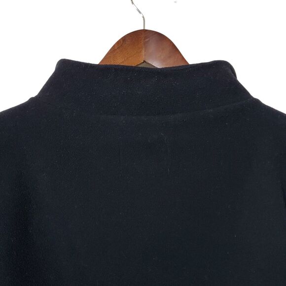 Dudley Stephens Fleece Funnel Neck Pullover M Black Classic Comfort Tuckernuck - Picture 5 of 9
